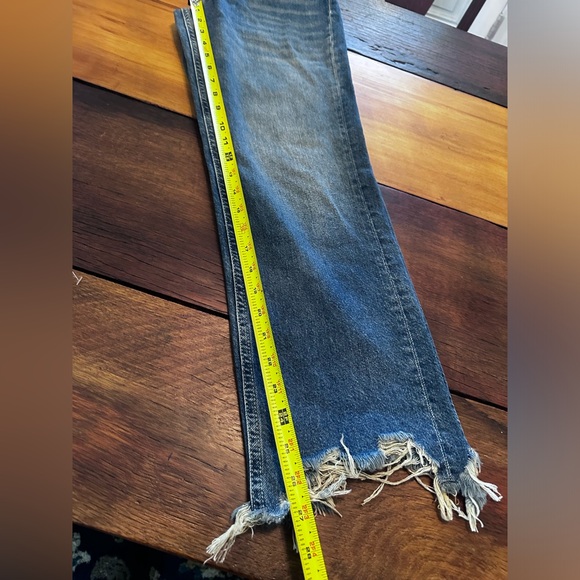 Women’s We The Free by Free People Maggie Midrise Straight Leg Jeans Size 25 NWT - Picture 9 of 10